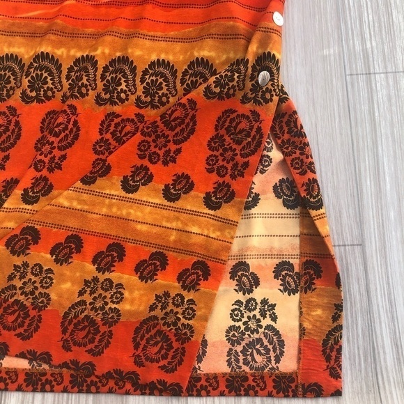 Tropical button dress Size 11/12 Borcellini - Picture 12 of 12